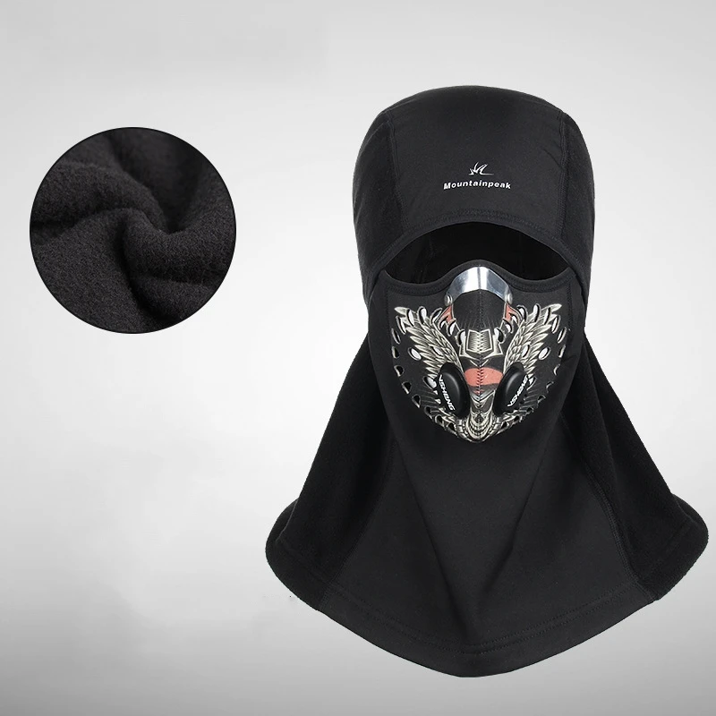 Зимняя велосипедная маска для лица, лыжная тренировочная маска, термальная флисовая ветрозащитная теплая маска, щит сноуборд, шапка, велосипедная маска, Балаклава для мужчин