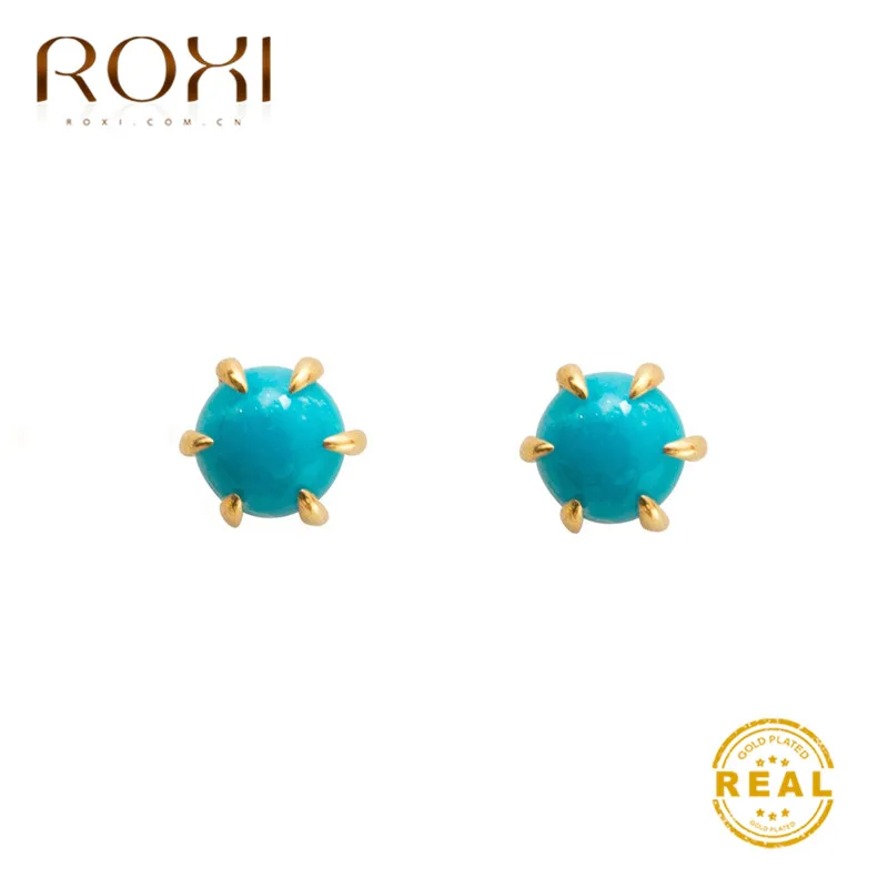 ROXI 2019 серьги гвоздики для женщин подарок девочек Boho ювелирные изделия