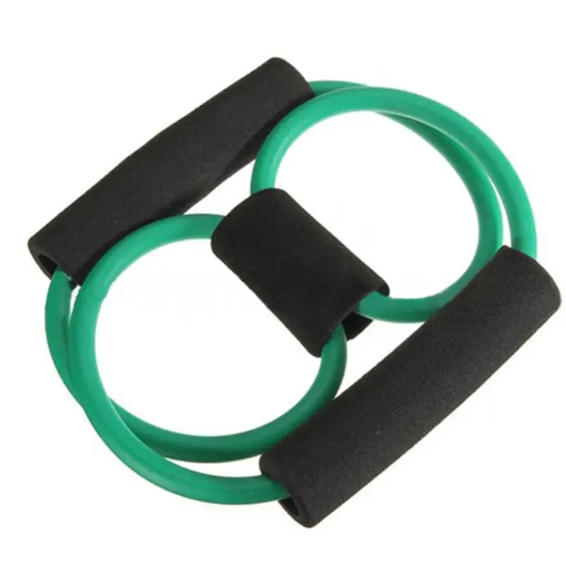 Yoga Pull Rope Tube 8 Type High Quality Rubber Latex Muscle Training Resistance Band Elastic Pull Rope Gym Fitness Equipment