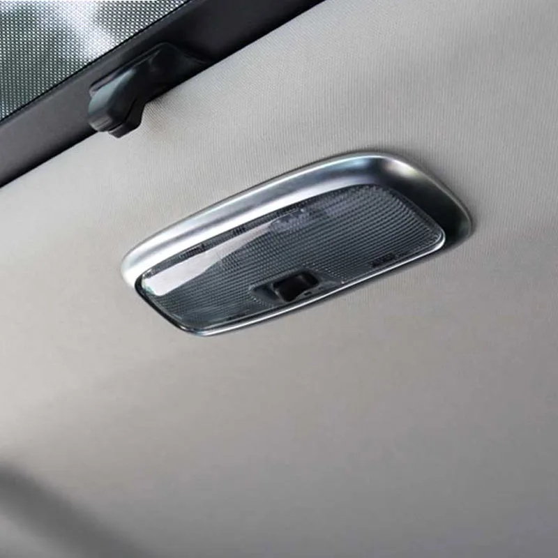 

For Land Rover Freelander 2 2007-2015 ABS Matte Chrome Car Rear Row Reading Lamp Frame Cover Trim 1PC