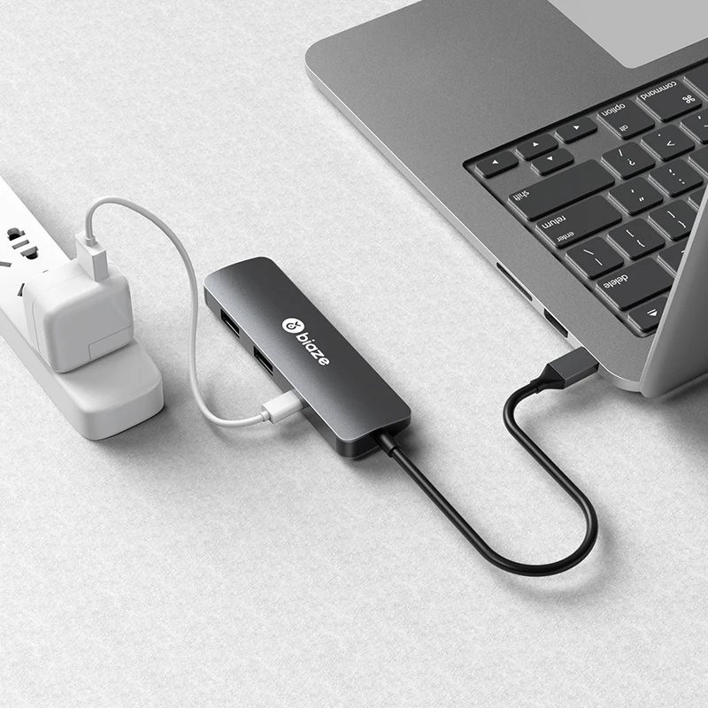 Biaze usb хаб USB C к HDMI Thunderbolt 3 адаптер для MacBook Pro 2016 2017 2018 Xiaomi ноутбук порт type PD 0