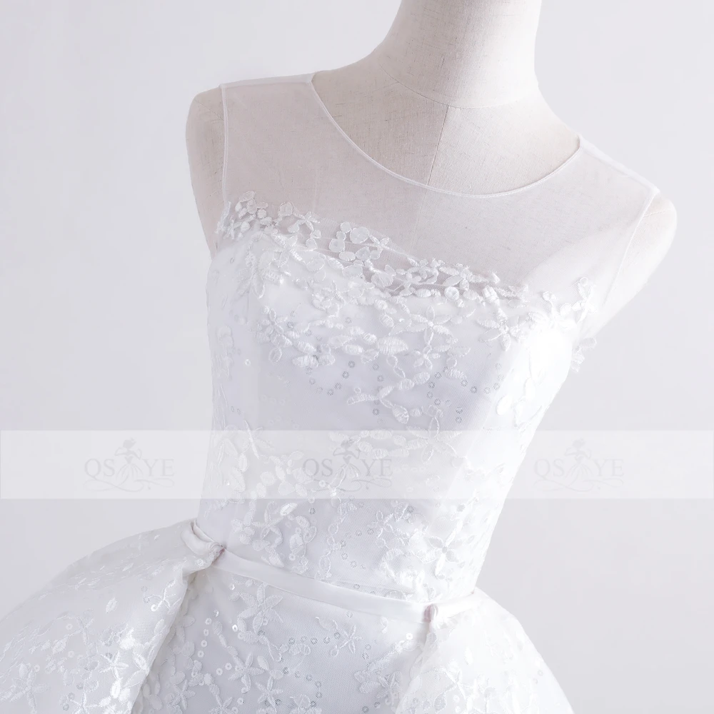 2017 Винтаж Саудовская Аравия длинные Выпускные платья Robe De Soiree Кружево бисером Милая Съемная юбка вечерние платья