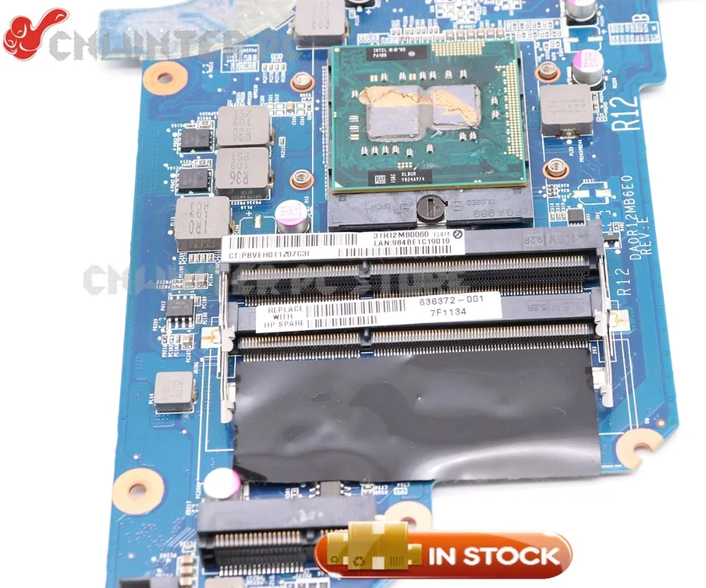 NOKOTION DA0R12MB6E0 636372-001 для hp Pavilion G4 G4-1000 материнская плата для ноутбука HM55 DDR3 HD6470M видеокарта Бесплатный процессор