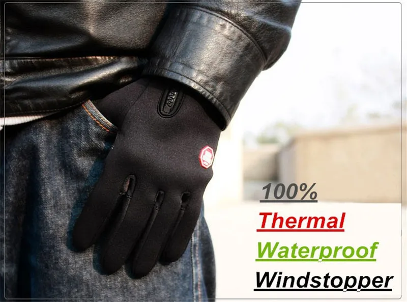 These waterproof warm winter gloves are perfect for snow sports, skiing, snow boarding or any outdoor activity in cold weather.  Soft interior, not bulky, but thin and comfortable with touch screen fingertips. These gloves are easy to wear and easy to use in a multitude of situations.