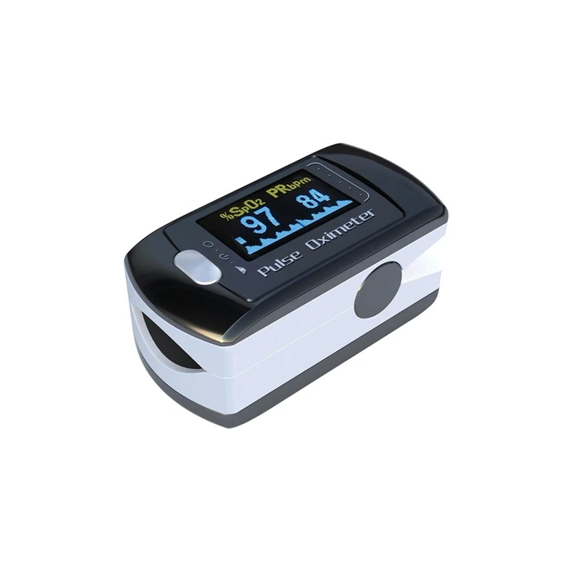 

CMS50ED Oximetro de dedo Fingertip Pulse Oximeter with Rechargable Li Battery SPO2 Blood Oxygen Saturator 24 hours monitor FDA