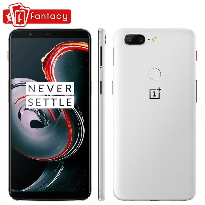  OnePlus 5 T 5 T 8 Гб 128 ГБ Snapdragon 835 Octa Core 6,01 "2160x1080 P FHD 4 к 18:9 20.0MP 16.0MP отпечатков пальцев ID OxygenOS смартфон 