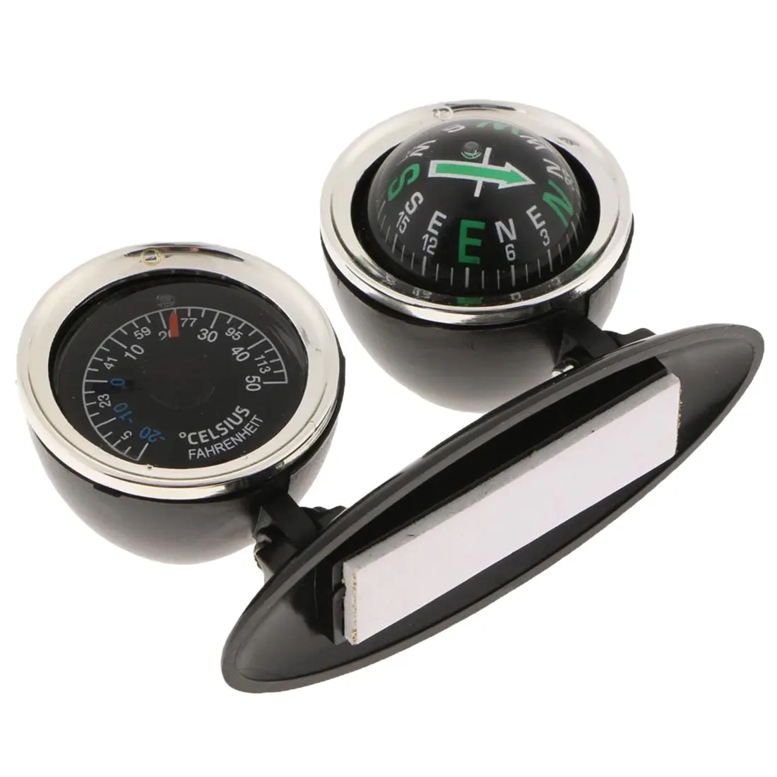 

2 in 1 Car Thermometer Compass Direction Guide Ball Useful Vehicle Automotive Accessories Car