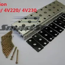 5 станция пневматический коллектор электромагнитного клапана 4V210-08 Airtac коллектор электромагнитного клапана/база/плата 200M-5F