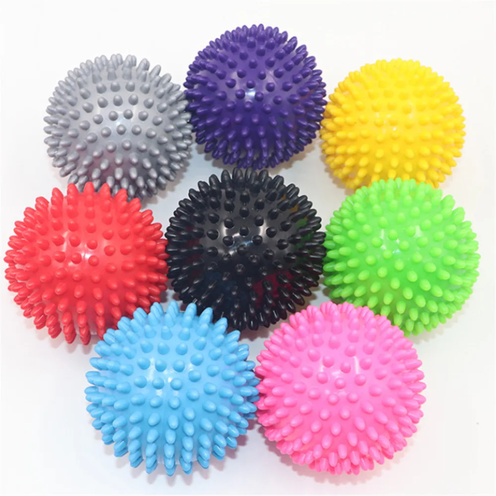 

1 pc 7.5cm Spike Massage Fitness Ball Body Trigger Point Acupuncture Pain Relief Tools Yoga Exercise Training Balls