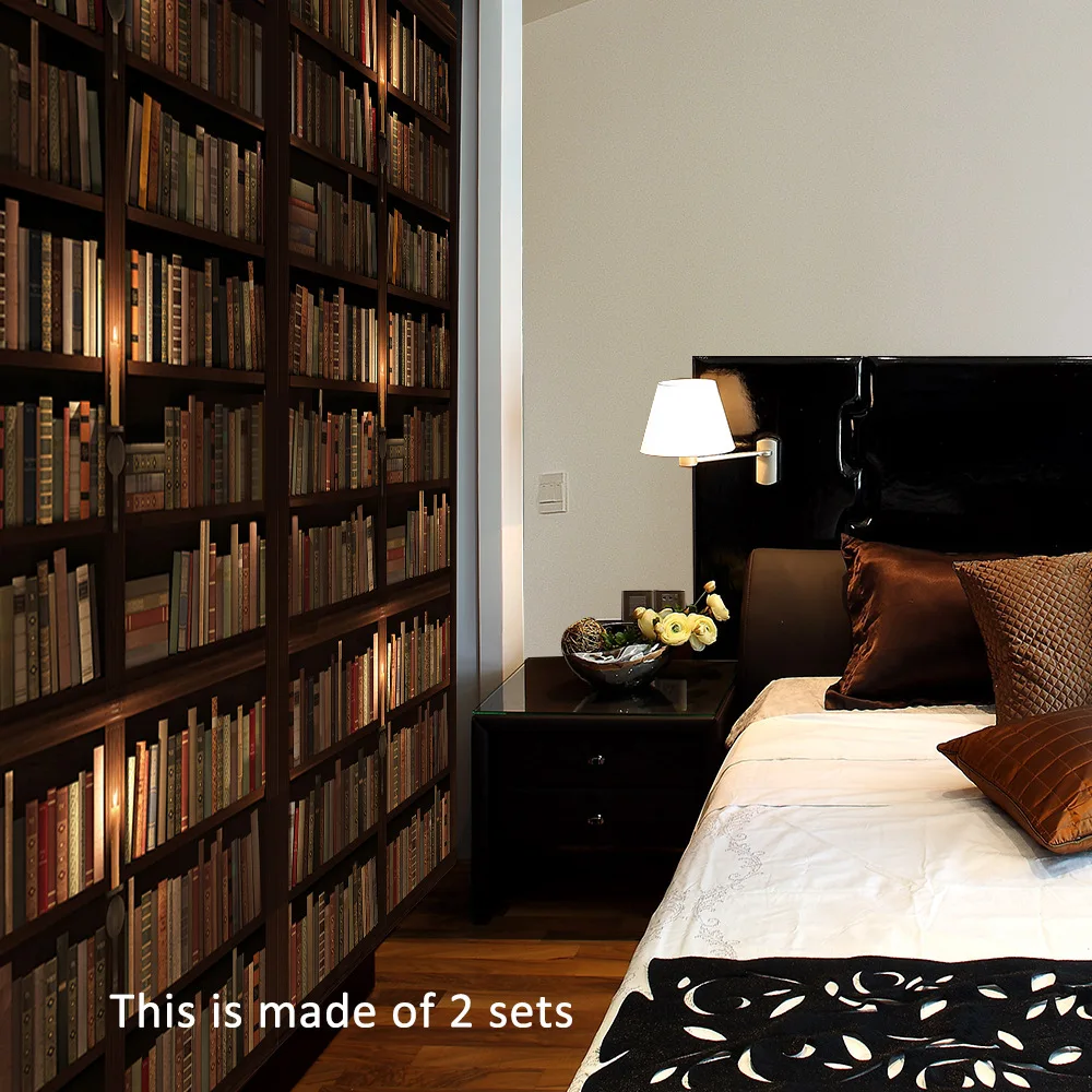 Funlife الباب ملصق الرجعية خزانة 3d نمط تزيين المنزل للماء باب خشبي باب التجديد الذاتي لاصق ملصق