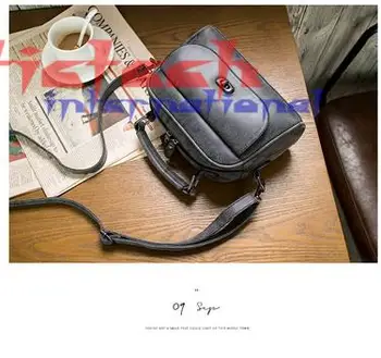 

by dhl or ems 50pcs Numbuck Leather Women Top-Handle bag Fashion lock Women Shoulder Bag Shell Stlye Women Bag