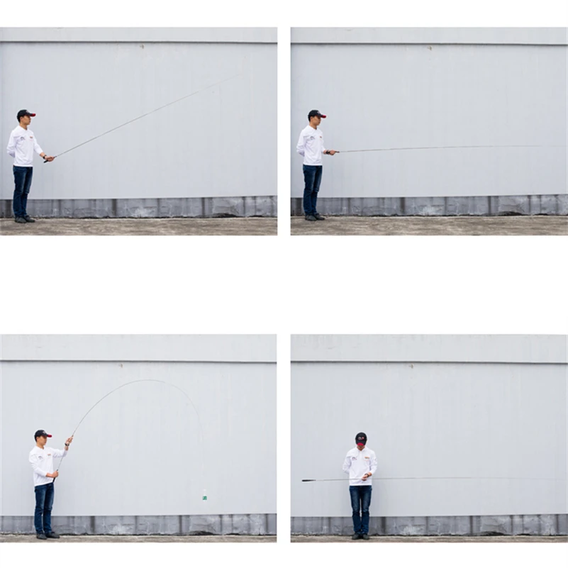 Fluxo de Fibra de Alto Vara de Pesca Pólo de Pesca Novo Carbono Telescópica Ultra Leve Ultrafino Pesca da Carpa Pólo Mão Frete Grátis 10 Cheap Varas de pescar
