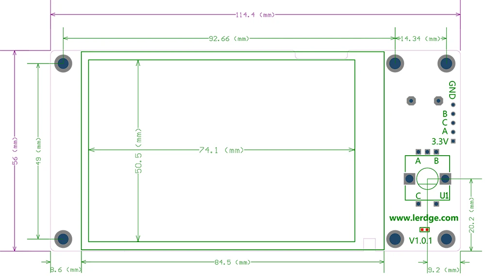 LERDGE DIY 3d принтер материнская плата ARM 32Bit контроллер 3,5 дюймов комплект Diy части материнская плата PT100 TMC2208 A4988 для Ender 3 CR10