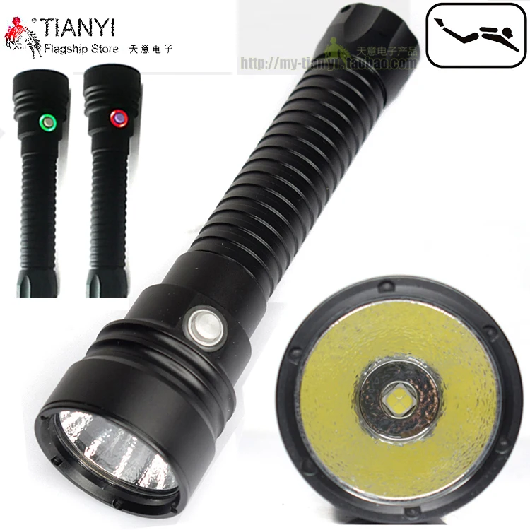 

Diving Flashlight XHP70.2 LED dive torch light Underwater 100M Brightness XHP70 Light 4000 Lumens Torch Underwater 100M DIVING