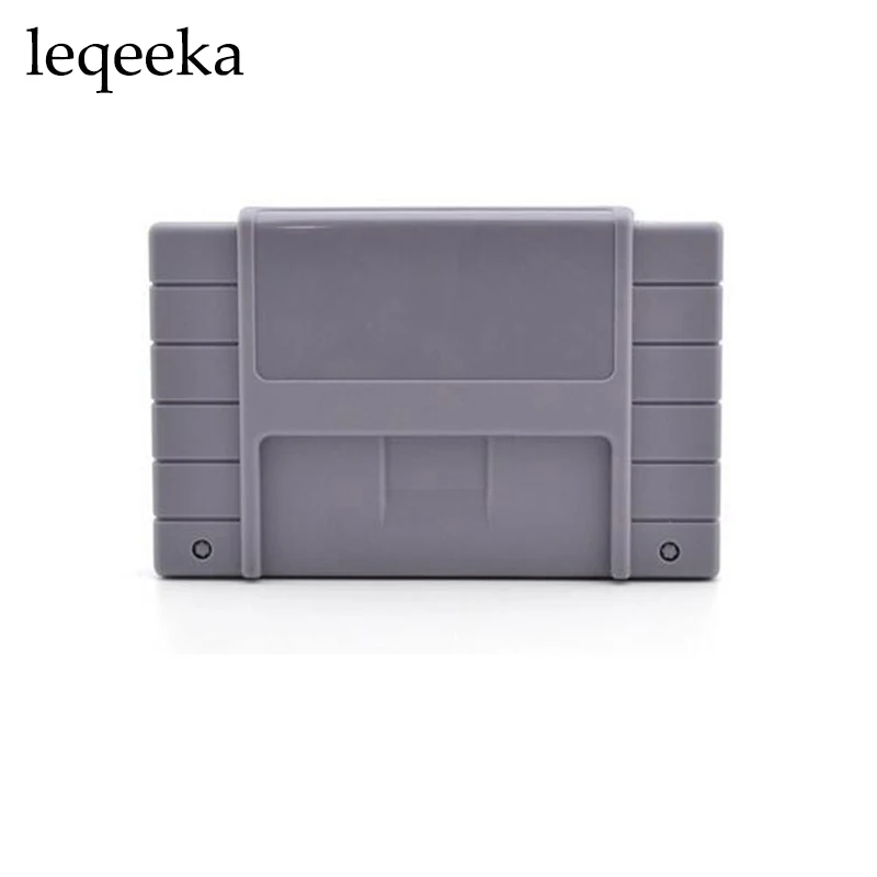 

10pcs Gray Game Cartridge Card Plastic Shell For SNES Game Console card 16bit