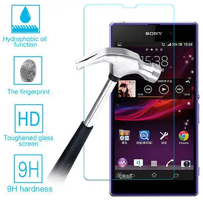 

9H 0.26mm HD Premium Tempered Glass For Sony Xperia Z Z1 Z2 Z3 Z4 Z5 Compact C L E5 E3 M2 M4 M5 Aqua Explosion-proof Screen Case