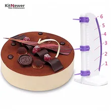 Помадка формы инструменты для украшения торта 1 шт. пластиковая линейка для торта разметочный инструмент для торта выравниватель Декоративная гирлянда граница Формочки Для Выпечки