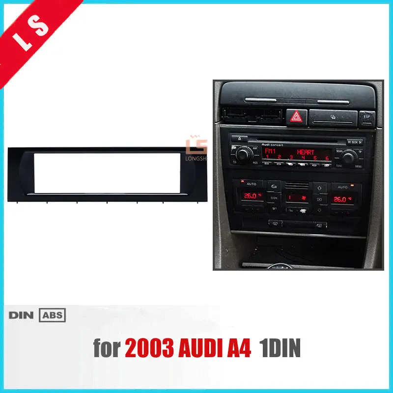 

1Din Car Radio Fascia for 2003 Audi A4 Fitting Kit Installation CD Trim Panel Stereo Interface,1 DIN