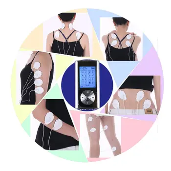 

Body Massager Rechargeable Electric Pain Relief Machine 8 Modes Tens Unit Portable Pulse Massager Muscle Stimulator Therapy