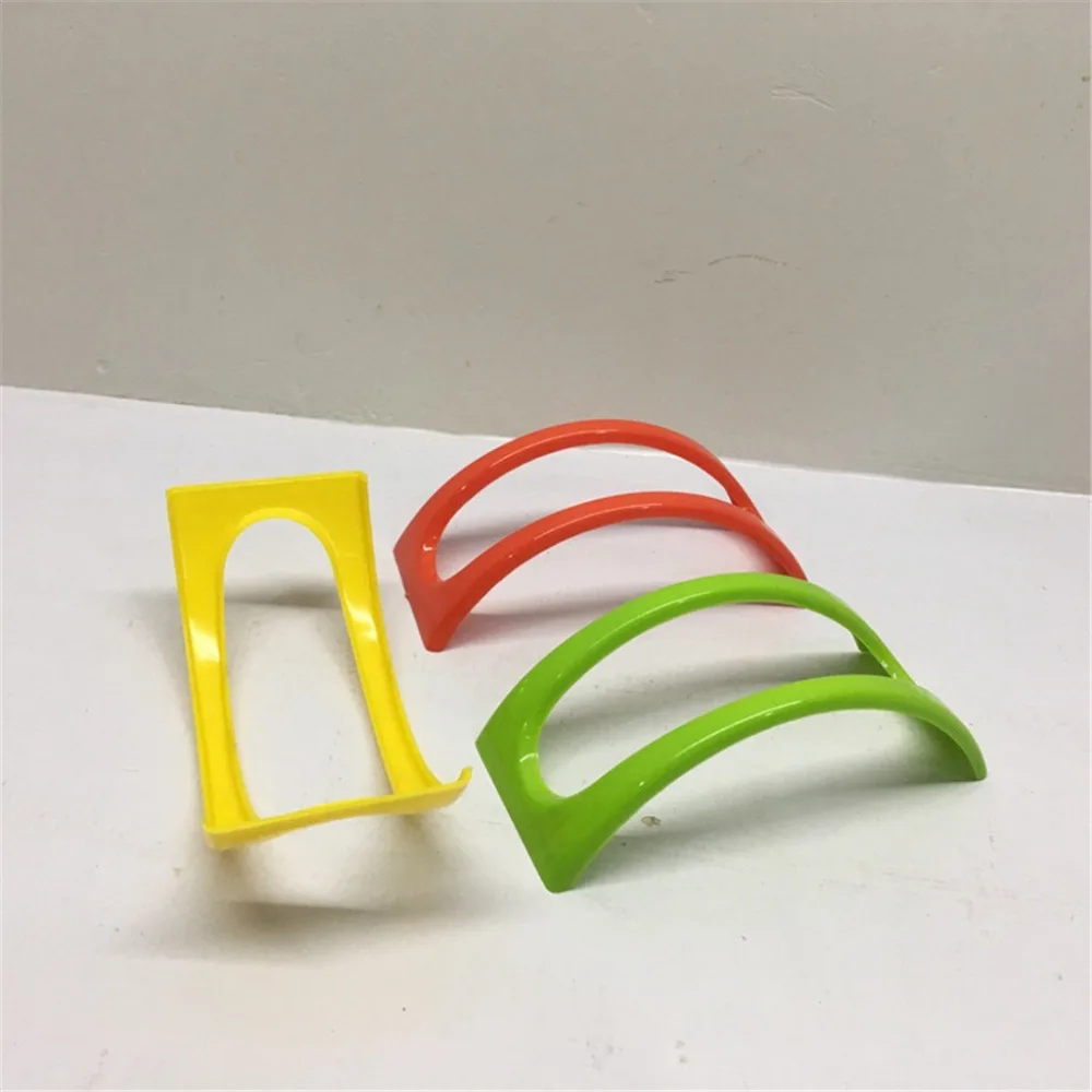12PCS Colorful Plastic Taco Shell Holder Taco Stand Plate Protector Food Holder 0115