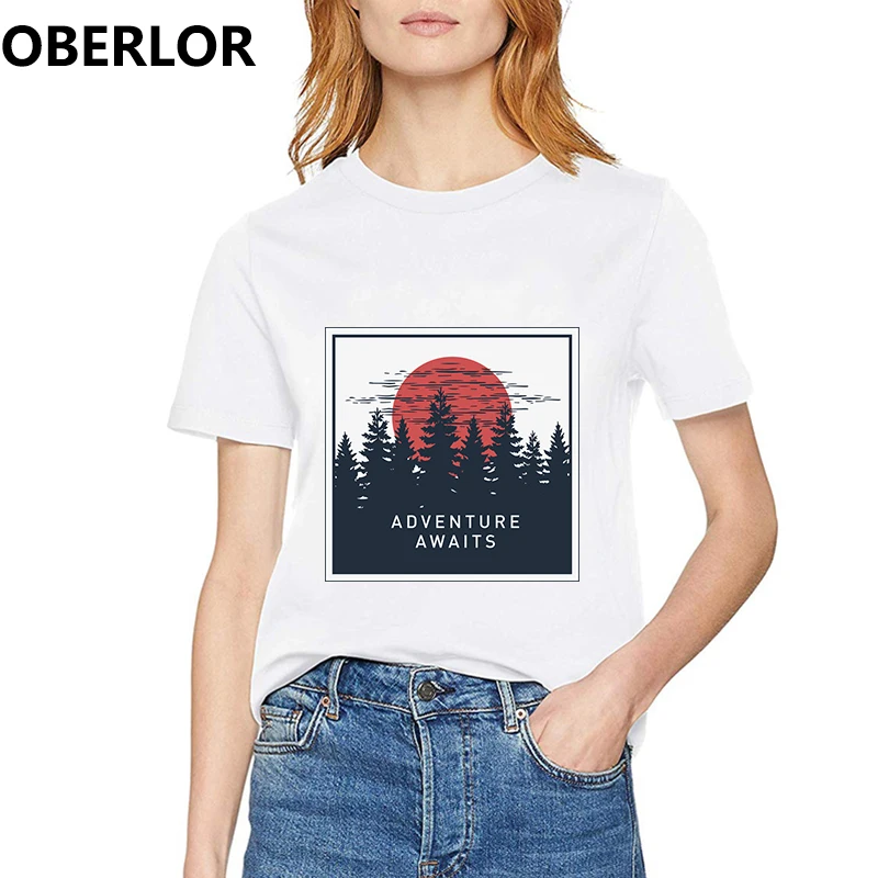 

Camisetas Verano Mujer 2019 Fashion Harajuku Cosmic Astronaut Adventure Tshirt Letters Cartoon Summer T Shirt Women Gothic Tops