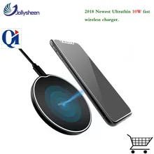 

Newest 7.5W,10W ultrathin wireless Qi charger wireless fast charger mobile wireless charger iphone wireless charger