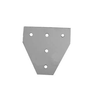 

Aluminium Material Joint Board Plate Corner Angle Bracket Connection Strip for Aluminum Profile 20/30/40/45 with 5 holes