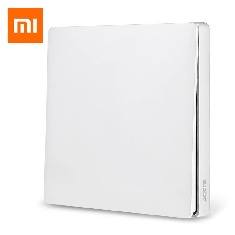 Умный светильник Xiaomi Aqara, беспроводной ключ, версия Singel/двойная кнопка ZiGBee, Wifi, интеллектуальный пульт дистанционного управления