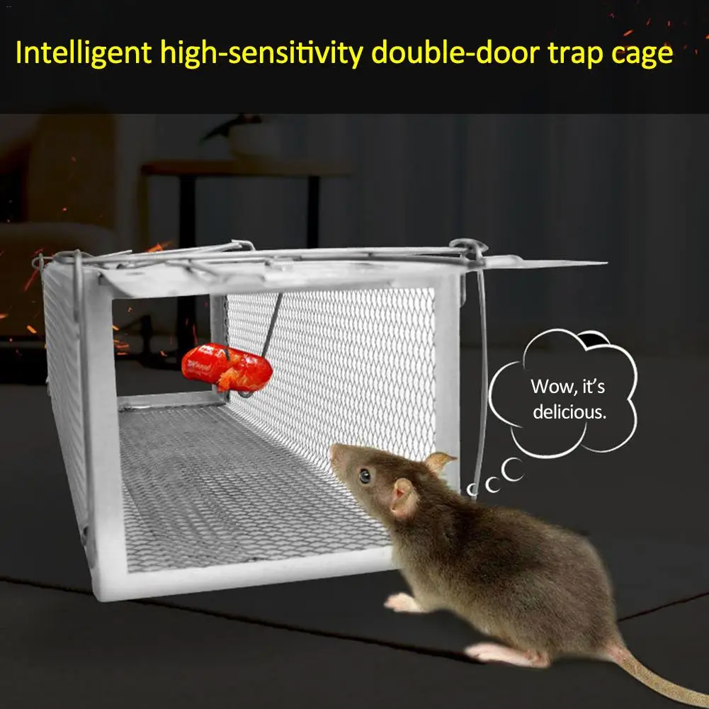 Smart Door Humane Live Mouse Trap Animal Mouse Cage Rat Mouse Mice Home Traps Small Rodent Animals for Indoor Outdoor