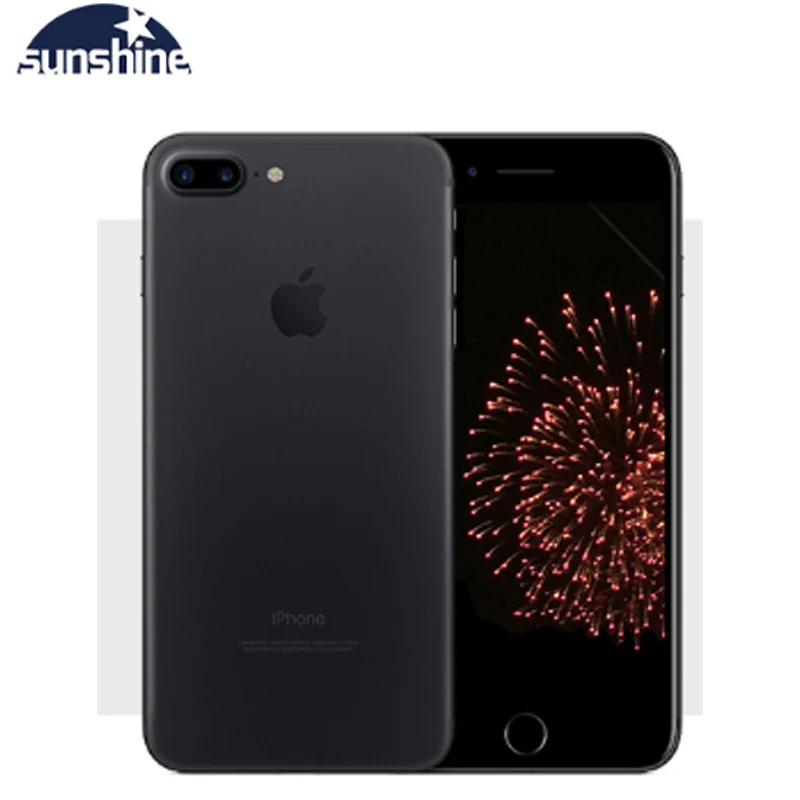 Apple iPhone 7 Plus разблокированный отпечаток пальца 4G мобильный телефон 5,5 ''12.0MP LTE 3g ram 32G/128G/256G rom четырехъядерный мобильный телефон