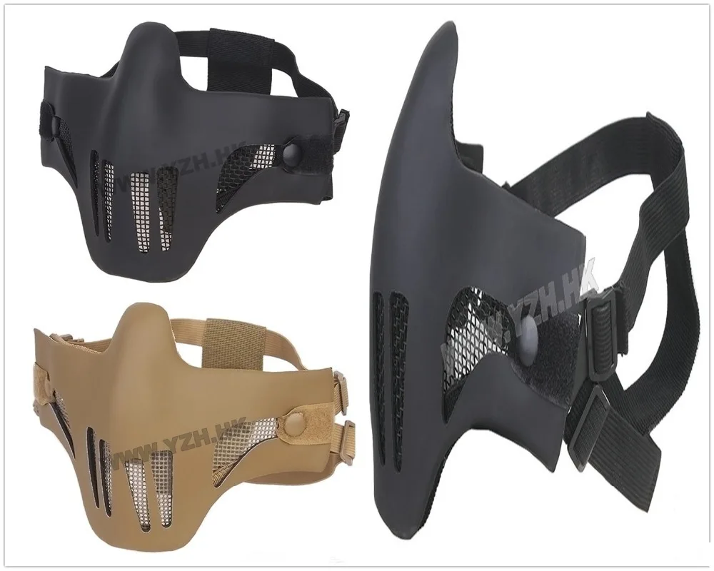 Emerson Ghost Recon Style Mesh Mask Black/ De Face Mask Maschere Per Feste Casco Spedizione Gratuita