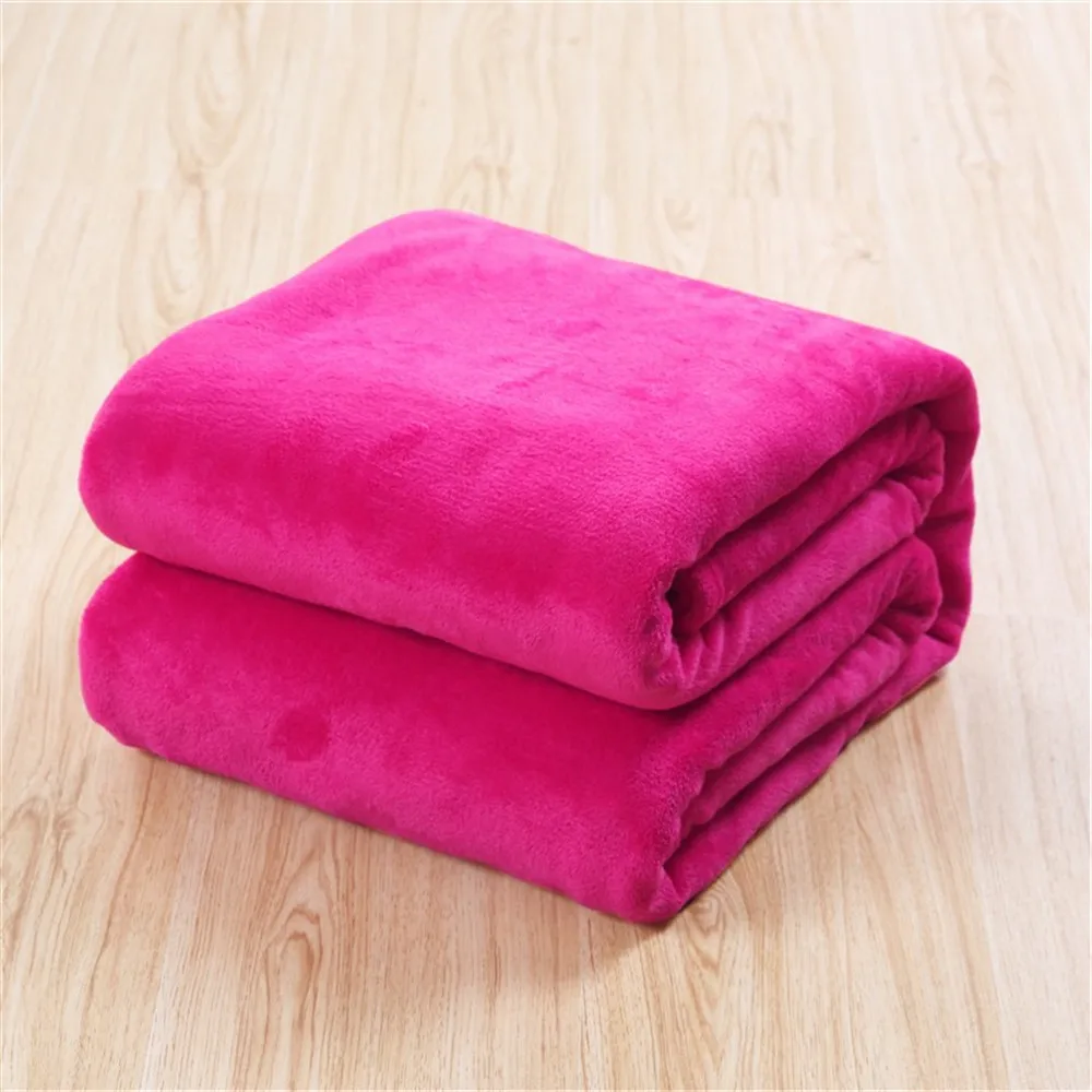 100X140 см однотонное теплое одеяло бархатное одеяло супер мягкий теплый микроплюшевый флисовое покрывало для одеяла ковер диван-кровать постельное белье