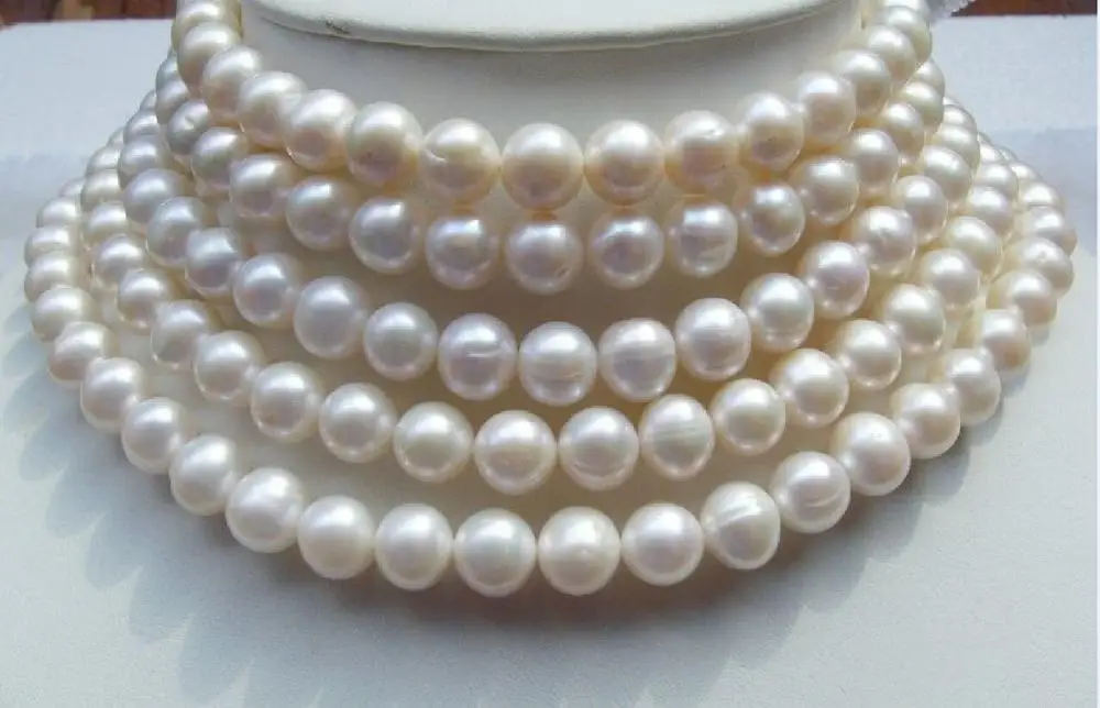 Genuine 6-10mm Natural South Sea Pink Freshwater Pearl Necklace Jewelry 18-100'' 