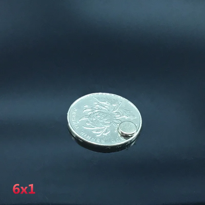 500pcs 6x1mm neodymium magnet