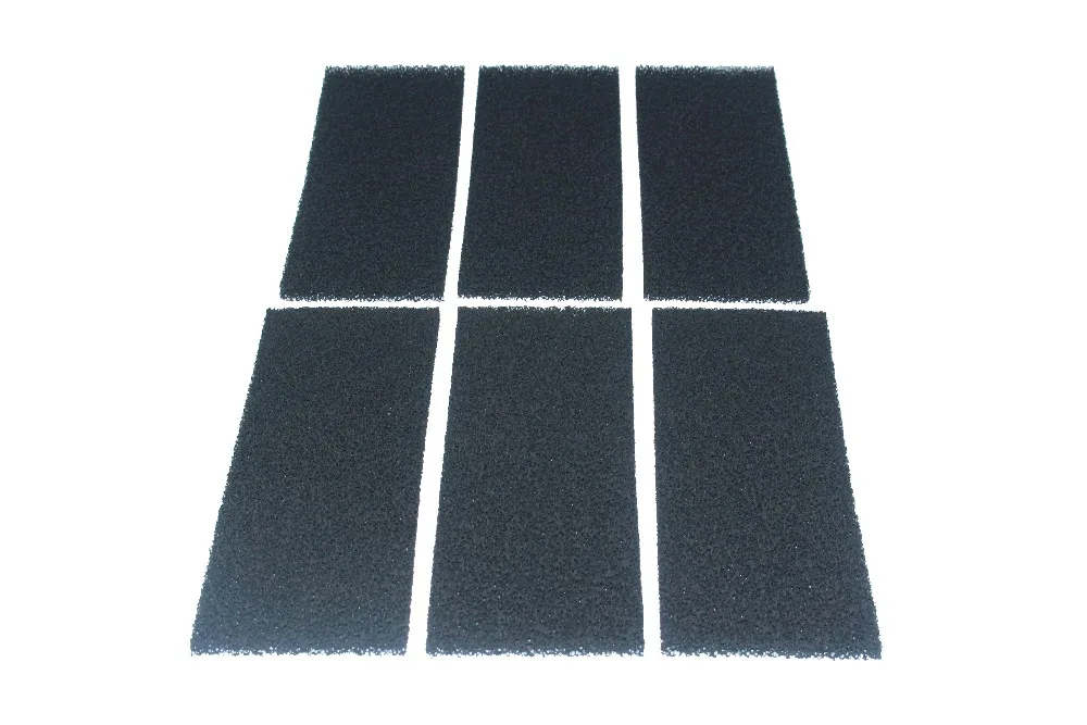 Pack of 6 Compatible Carbon Foam Filter Pads Replacement