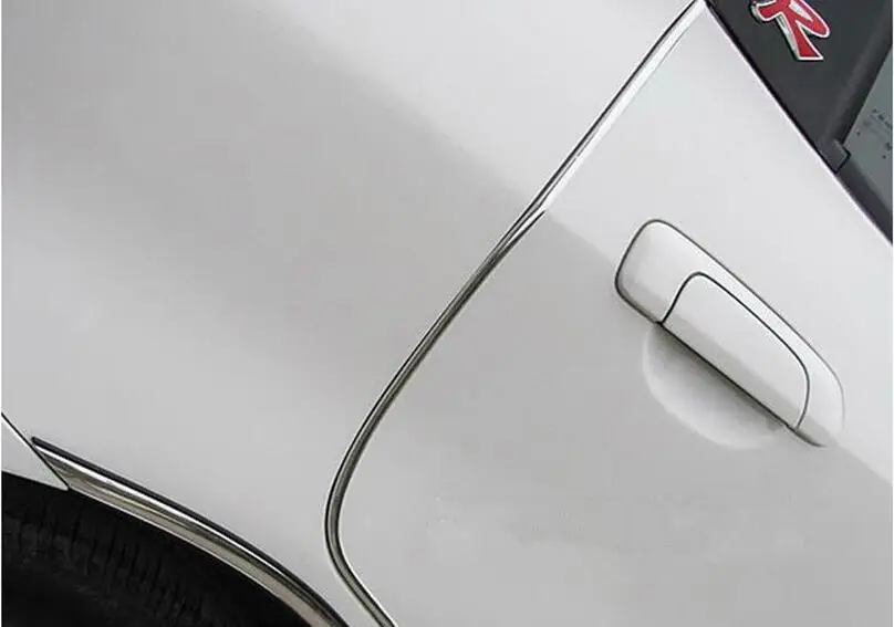 Автомобильный Стайлинг на выходе украшения линии Стикеры для Audi a6 c5 bmw e46 mini cooper Мерседес w211 mazda cx5 hyundai ix35 аксессуары