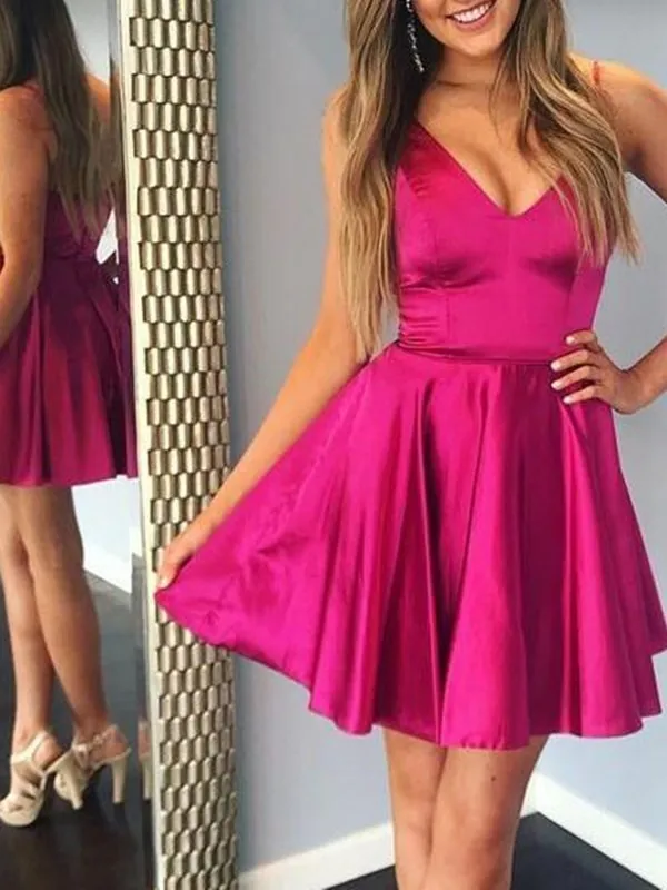 Dlass Sweetheart Ball Gown Homecoming Dress Demure Sleeveless Backless Mini Ruffles Prom Gown Cocktail Graduation Party Dresses