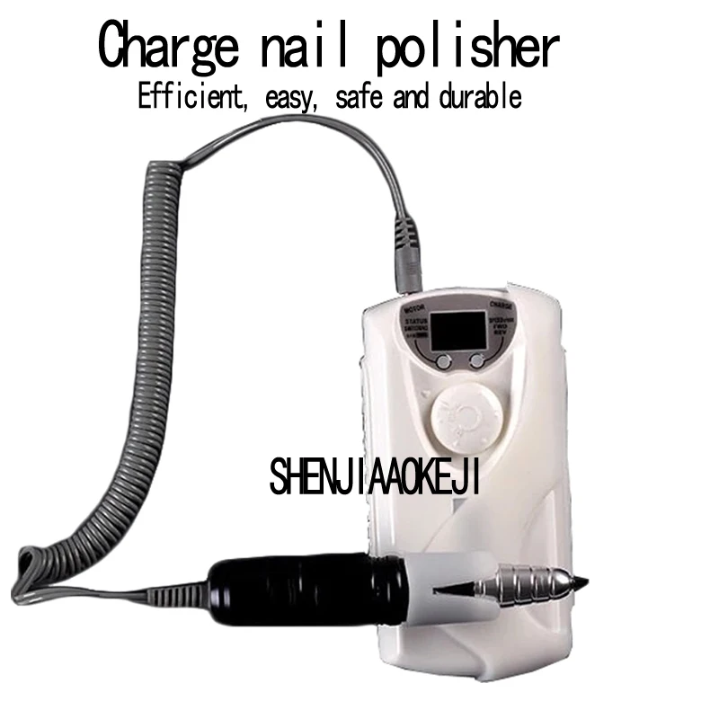 

1PC 110/220V Rechargeable Electric Nail Polishing Machine JD101H Portable and Long-lasting Electric Grinding Polishing Machine