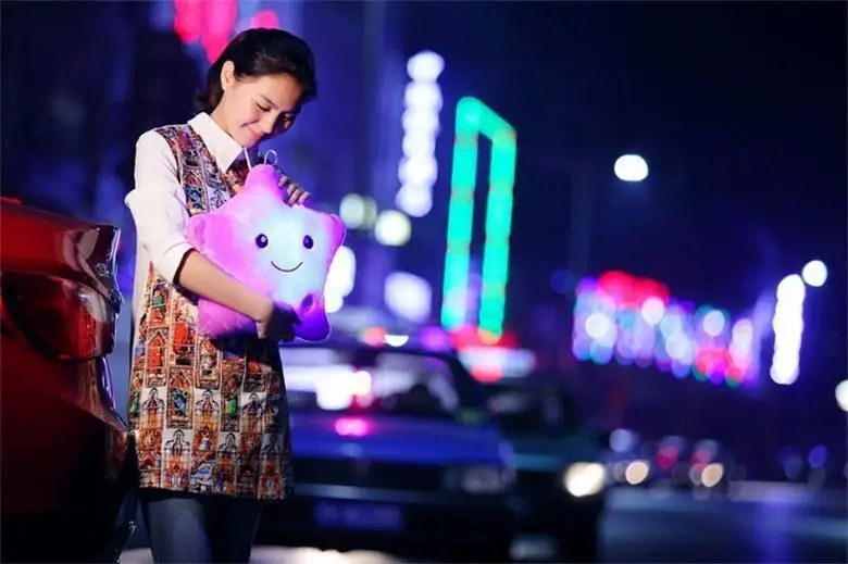 корзина lumineuse светодиодов световой подушка елочные игрушки, подушка, выделением тепла богатый красочный и звезд, детский подарок на день рождения корзина lumineuse светодиодов световой подушка елочные игрушки, подушка, выделением тепла богатый красочный и звезд, детский подарок на день рождения