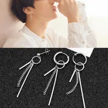 1 шт., серьги с кисточками в стиле панк, JIMIN, корейские сережки-шпильки, модные ювелирные изделия, аксессуары для мужчин и женская серьга