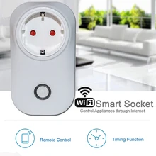 Горячая беспроводной Wi-Fi умная розетка домашняя розетка дистанционное управление мощность с Amazon Alexa переключатель синхронизации смартфон через приложение Великобритания/ЕС/США