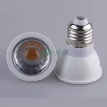 Светодиодный осветительных лампочек COB 5 W 7 W светодиодные лампы точечной подсветки 60 угол GU10 E27 E11 светодиодные лампы светодиодный фонарь 110-240 V MR16 DC12V