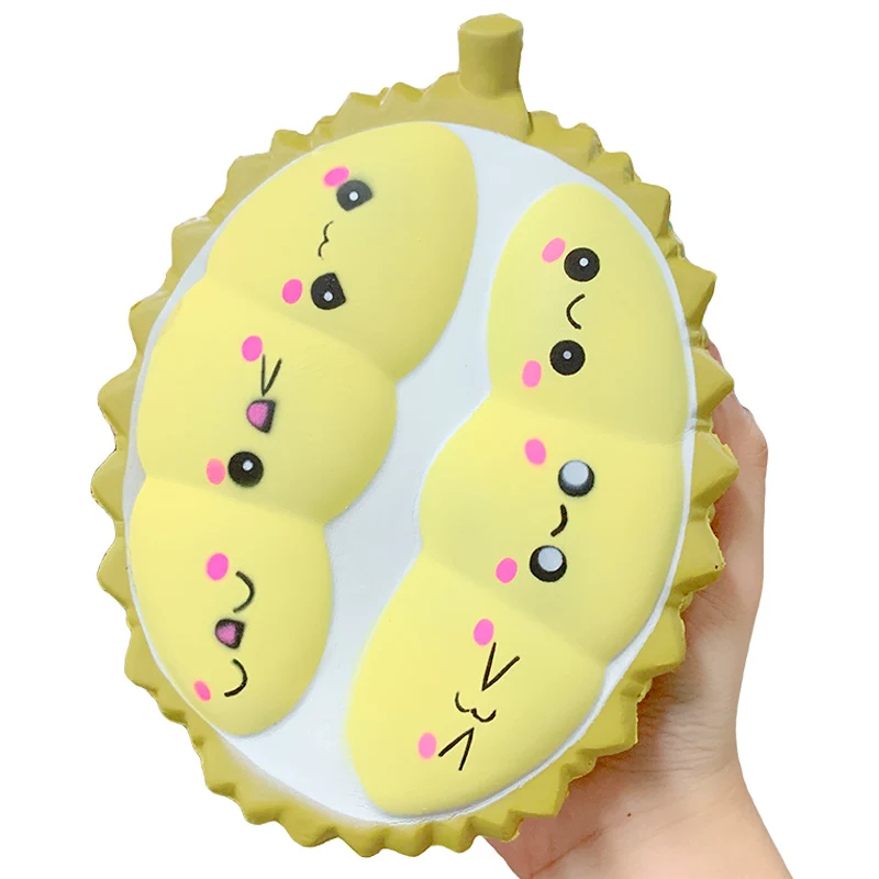 

Jumbo Durian Squishy Slow Rising Simulation Fruit Cream Scented Novelty Squeeze Toys Stress Relief Funny for Kid Xmas Gift Toy