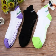 1 пара весна и осень новые модные женские мягкие Нескользящие домашние носки женские мягкие Пилатес короткие носочки по щиколотку yogo dance