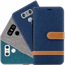 

2017 Hot Sale Fashion Canvas Fabric Flip Case For LG G6 K10/K10 2017 PU Leather Soft Silicon Wallet Cover phone Coque