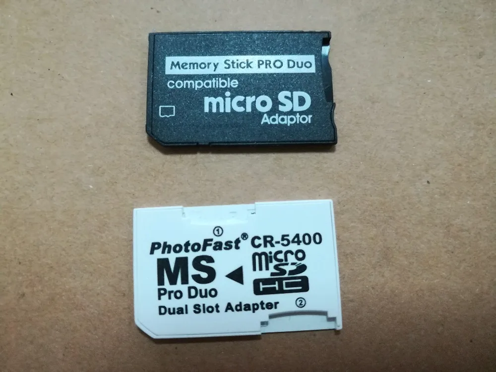 

Single and Dual Micro SD TF to Memory Stick MS Pro Duo Adapter CR-5400 CR5400