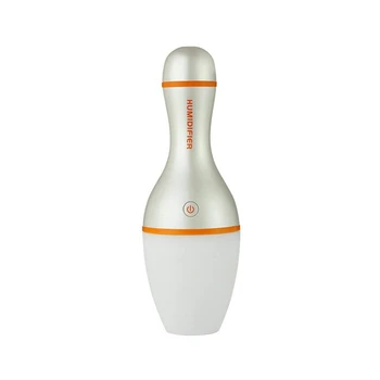 

USB Charging Bowling Humidifier Aroma Diffuser LED Night Light Home Office Car Decoration Gift Orange