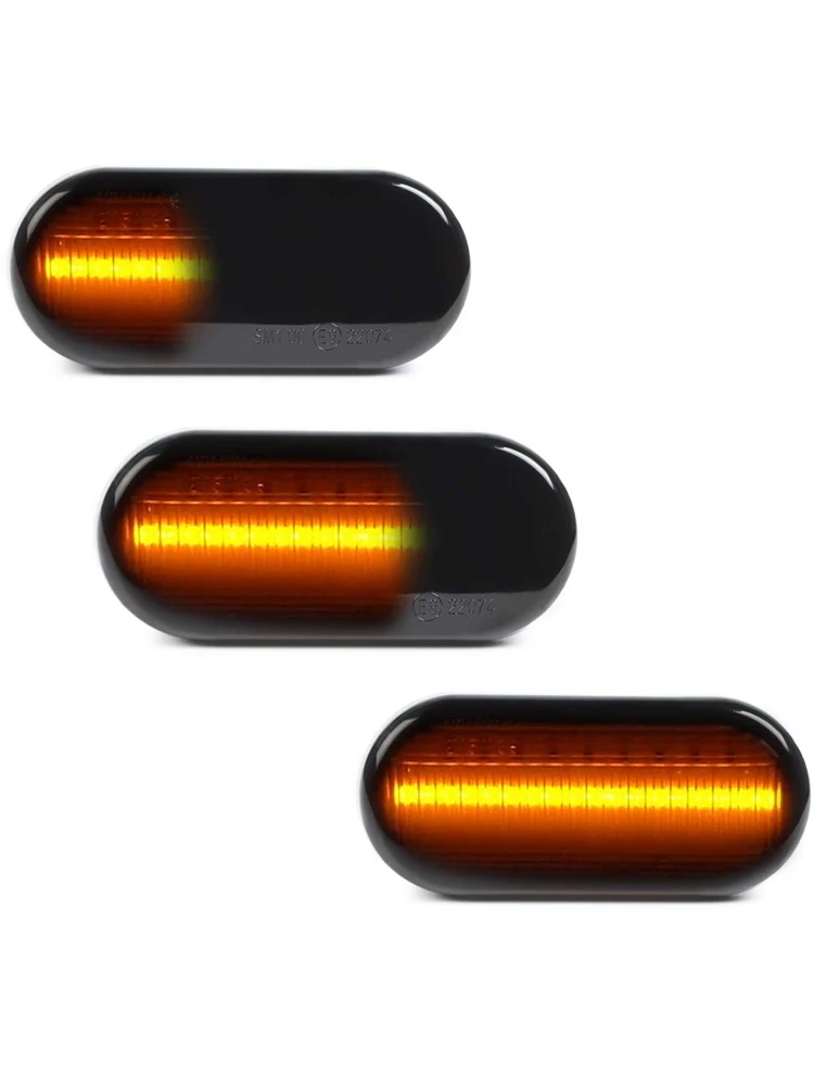 

2x Dynamic LED Fender Side Marker Turn Signal Lamps For Benz Smart Coupe Cabriolet Forfour W453