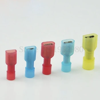 

1000PCS Fully Insulated Female Spade Connectors FDFD1.25-187 Crimp Terminals for 22-16AWG