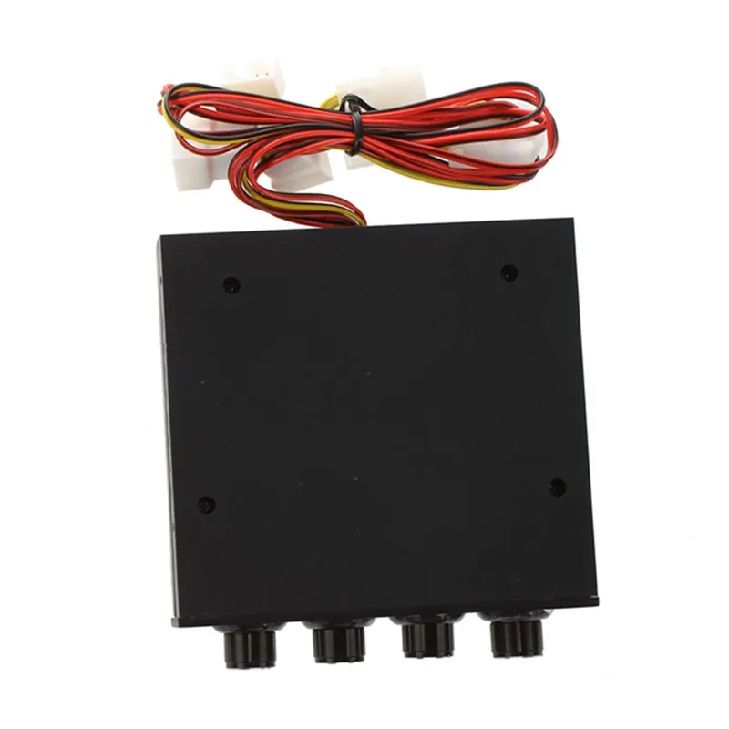 4 Channel 4 Pin Connector Blue LED PC Fan Controller 2